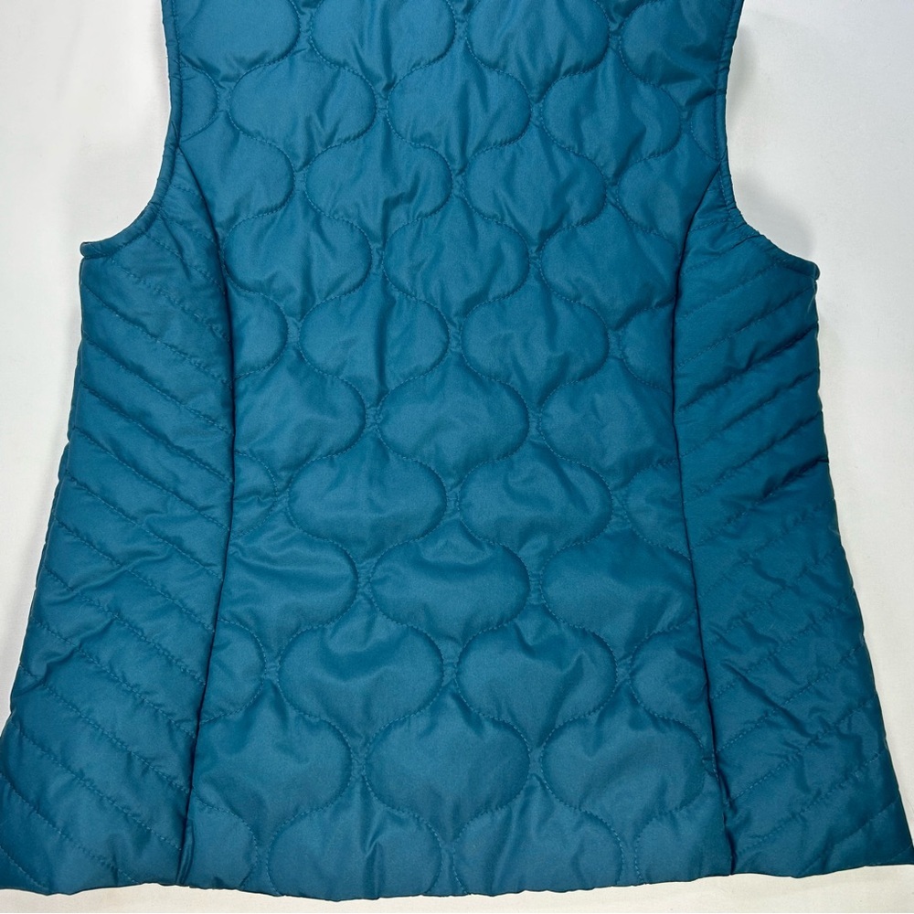 Black Rivet Quilted Puffer Vest Size Medium Women's - Picture 6 of 10
